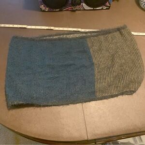 Stylish Blue and Gray Women's Skirt